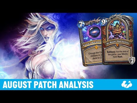 AUGUST BALANCE PATCH ANALYSIS! | Tempo Storm Hearthstone [Saviors of Uldum]
