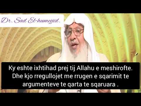 Akuza ndaj Shejh Albanit me Irxha-Shejh Sa'd El Humejjid