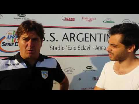 Coppa Italia Serie D - Intervista Riolfo allenatore Sanremese