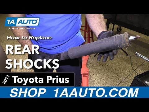 How to Replace Rear Shocks 10-15 Toyota Prius