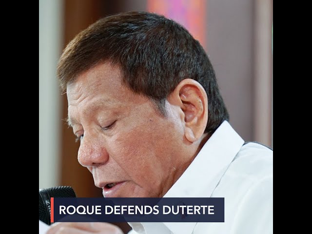 No apologies: Roque says Duterte’s rant vs Robredo ‘justified’