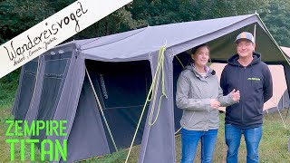 Review & Roomtour: Zempire Titan Camping-Familienzelt aus Baumwollmischgewebe für bis zu 8 Personen