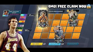 Claim Free JERRY WEST COURTSIDE PASS GLITCH And Superstar Spinner BILL RUSSELL Nba 2k Mobile Code..