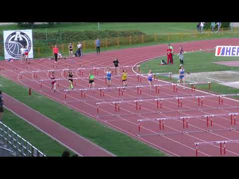 100m prepone [Ž], 3 skupine - Kup Hrvatske/Ekipno prvenstvo Hrvatske za juniore i juniorke 2018