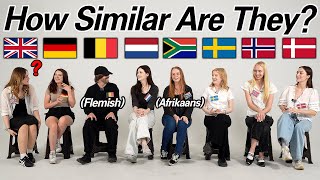 Can 8 Germanic Language speakers understand Each Other?