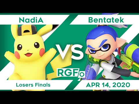 NadiA (Pikachu) vs. Bentatek (Inkling, Robin) - Losers Finals - RGF Online #5