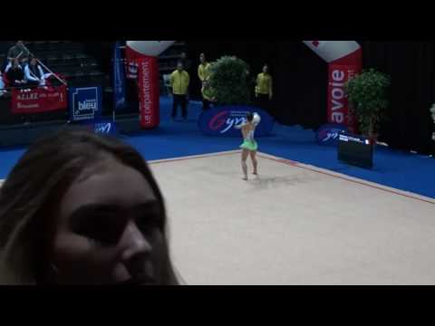 Gwenn Dormoy ballon - Nat A 16/17 ans - France Chambéry 2017