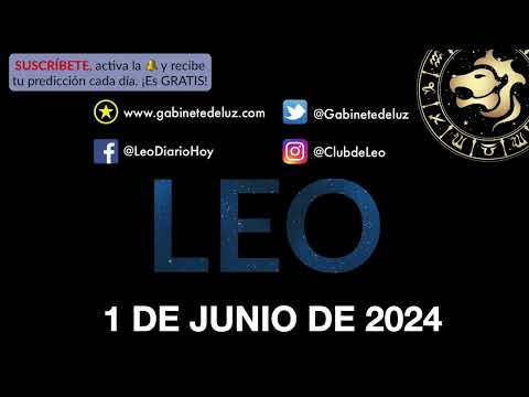 Horóscopo Diario - Leo - 1 de Junio de 2024.