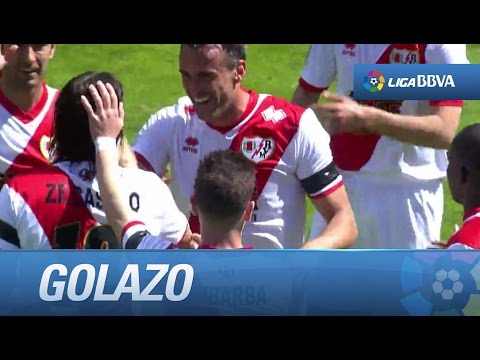 Buen gol de cabeza de Amaya (1-0) en el Rayo Vallecano - UD Almería
