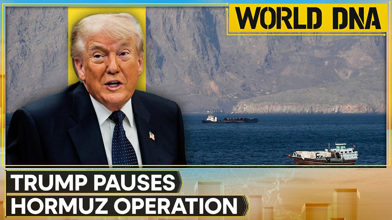 US-Iran War LIVE: US President Trump Pauses Ops in Hormuz in a Bid to Push Deal With Iran |World DNA
