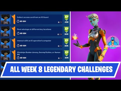 *ALL* WEEK 8 LEGENDARY Quests/Challenges Guide | Fortnite Chapter 2 Season 7