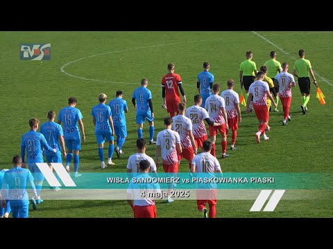 WISŁA SANDOMIERZ - PIASKOWIANKA PIASKI  1:3 (1:3) - FRAGMENTY MECZU