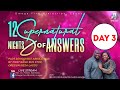 12 Supernatural Nights Of Answers (DAY 3) With Rev. Dr. Fidelis Ayemoba