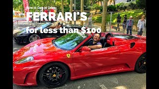How to "Own" a Ferrari for Less than $100 a month?