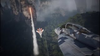 ACECOMBAT7 ミハイさんの神クルビットでオーバーシュートさせられる！インシー渓谷