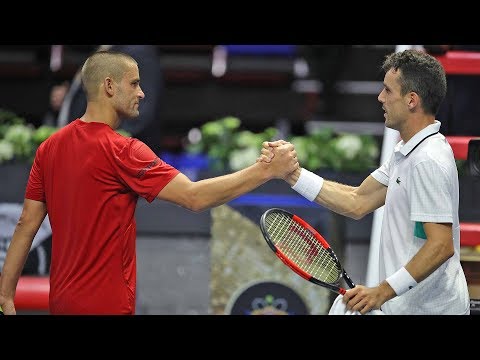 Highlights: Youzhny's Career Comes To An End Against Bautista Agut In St. Petersburg 2018