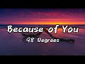 Because Of You Lyrics Song By 98 Degrees Lyrics Music