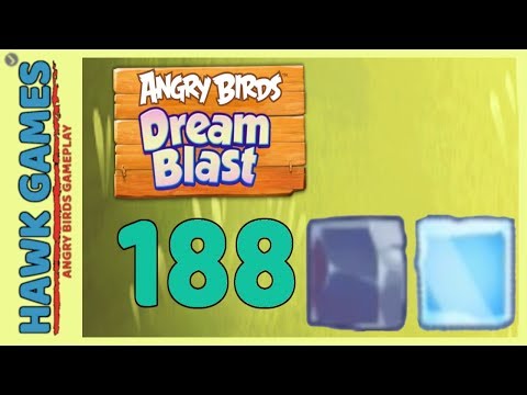 Angry Birds Dream Blast Level 188 - Walkthrough, No Boosters