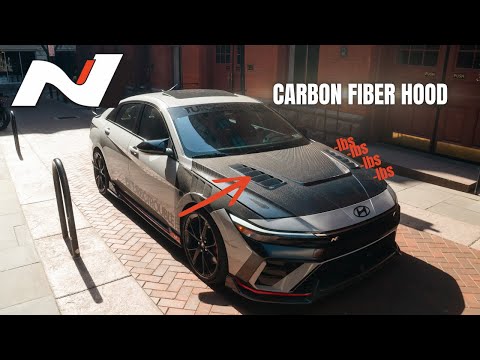 UPGRADE YOUR ELANTRA N | CARBON FIBER HOOD INSTALL