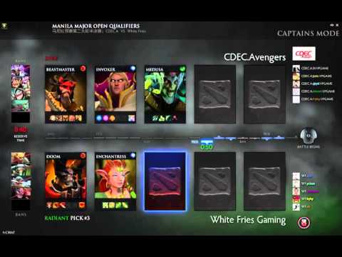White Fries Gaming versus CDEC Avengers Game 3