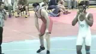 preview picture of video 'D Hayes vs aau kid(high school wrestling)'