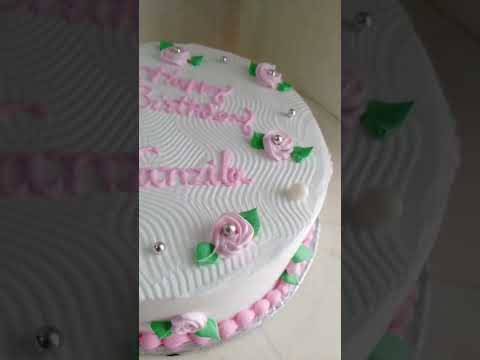 happy birthday miss tanzila #cake #explore #happybirthday #cakedecorating #virlshorts