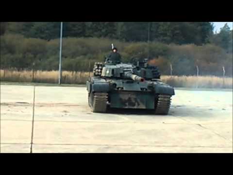 Autoprezentacja czołgu PT-91 TWARDY w 9 Braniewskiej Brygadzie Kawalerii Pancernej.