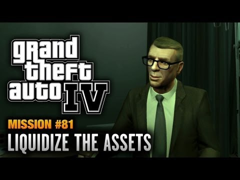 GTA 4 - Mission #81 - Liquidize the Assets (1080p)