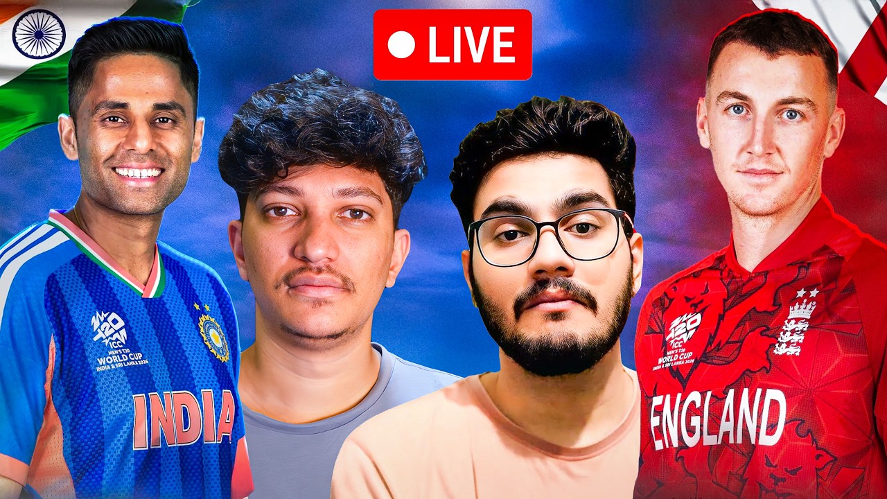 INDIA vs ENGLAND - SEMI FINAL LIVESTREAM 🔴
