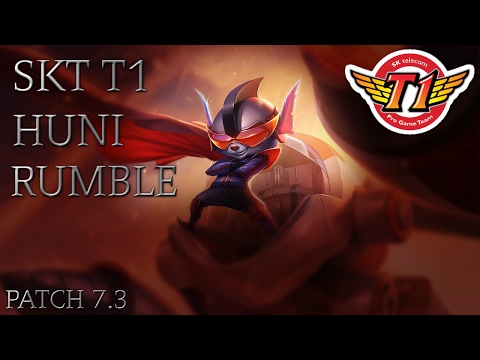 SKT T1 Huni Rumble Top vs Renekton - Patch 7.3 (RANKED)