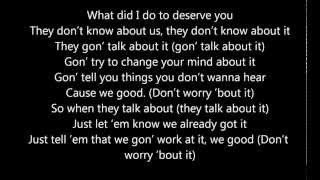 Chris Brown Ft Aaliyah - Don&#39;t Think They Know (Lyrics on Screen)
