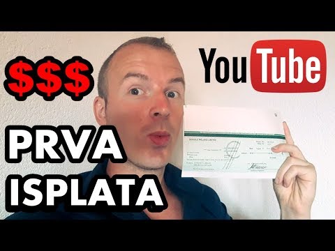 Moja Prva YouTube ISPLATA | YouTube Zarada