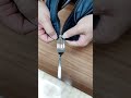 How to Fix a Zipper That's Come Off One Side of the Track  #shorts