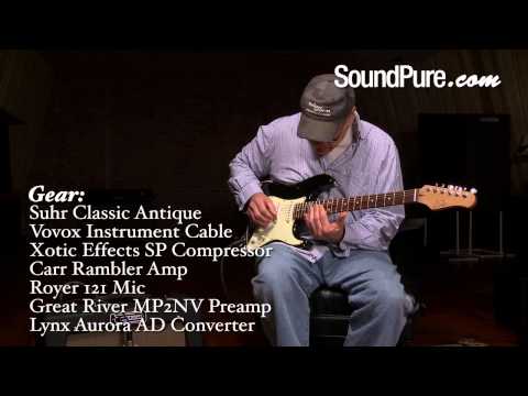 Suhr Antique Classic Black Electric Guitar Demo