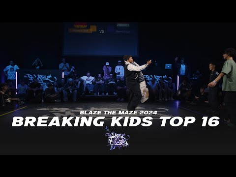 ATTITUDE & SOUL VS DAVID & SEIGO | 2VS2 KIDS BREAKING TOP 16 | Blaze The Maze 2024