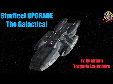 Battlestar Galactica JOINS Starfleet! - Star Trek Ship Battles - Bridge Commander