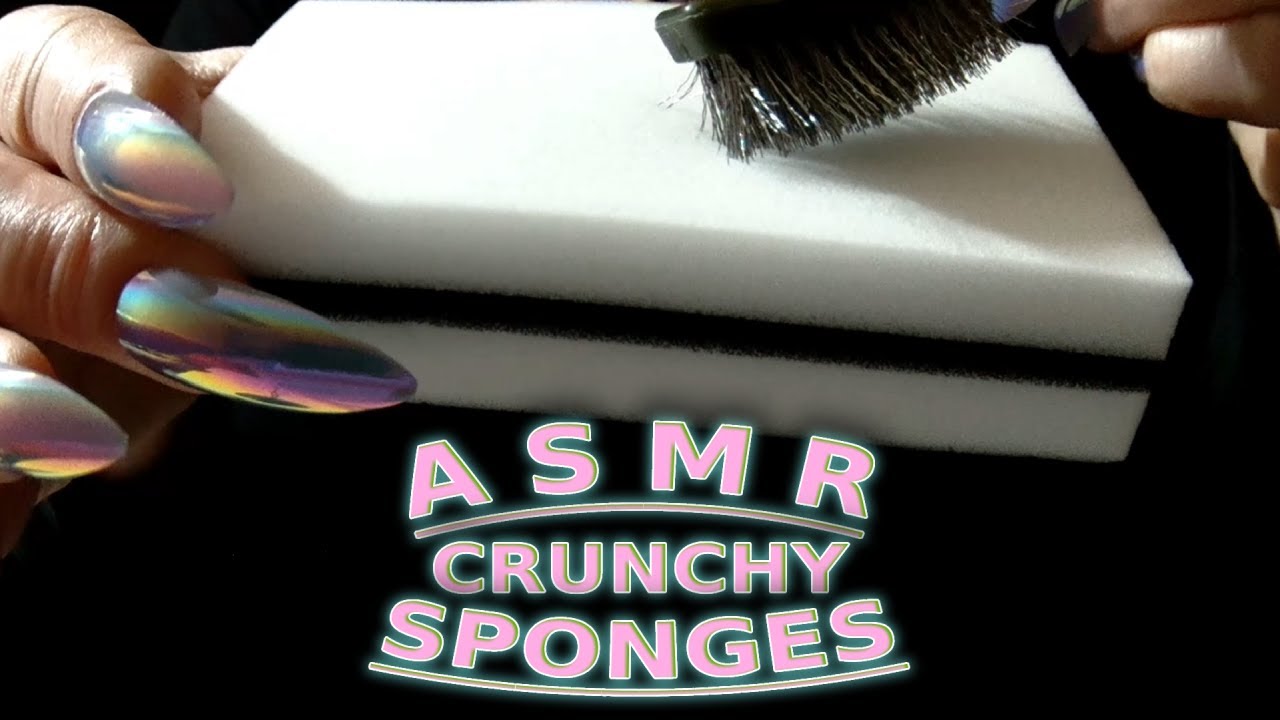 ASMR LOTS of Delicious Sponge Triggers | Crunchy & Crisp, Sponge on Sponge, Sponge Scratching & More