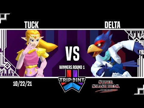 Tripoint Smash 117 - Winners Round 1 - Tuck(Zelda) Vs. Delta(Falco)
