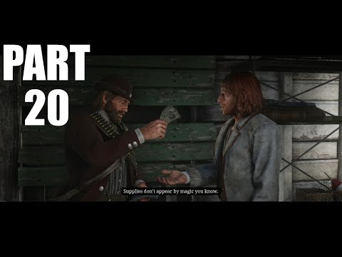 Red Dead Redemption 2 - Walkthrough Gameplay Part 20 - Horse Flesh for Dinner & Rob a Homestead