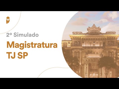 2º Simulado Magistratura TJ SP - Correção