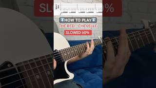 THE RED - CHEVELLE (easy guitar tabs + slowed) #guitar #tabs #tutorial