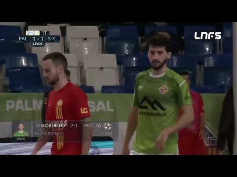 Gol Gordillo (2-1) Palma Futsal - Industrias Santa Coloma. J24, 1Div. LNFS