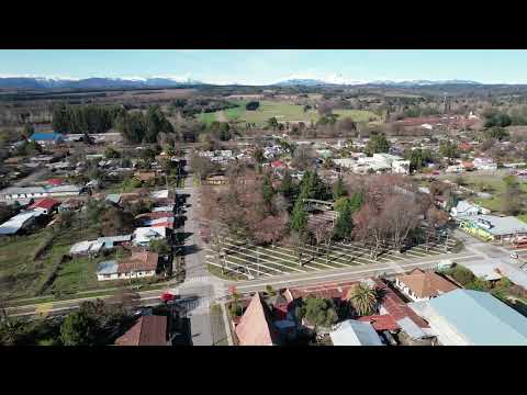 Plaza de armas Tucapel, región del Bio Bio
