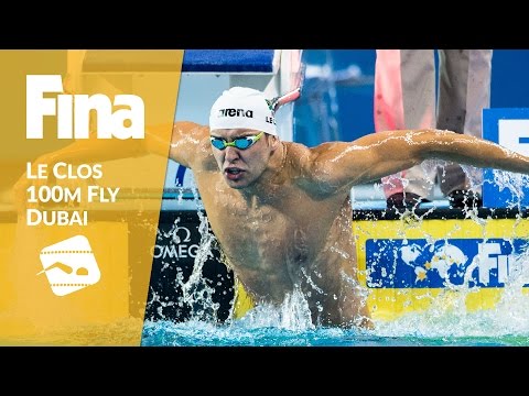 Most successful male swimmer: Chad Le Clos - 100m Butterfly #5 Dubai