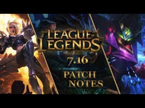 ANÁLISE: PATCH NOTES 7.16 (DETALHADO)