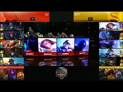 SPY vs G2 Game 4 Highlights - SPLYCE vs G2 ESPORTS EU LCS PLAYOFF FINAL Summer 2016