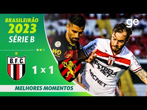 Gols e lances de Botafogo-SP x Sport