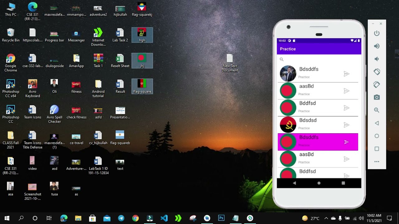Custom Listview android-studio Bangla Tutorial