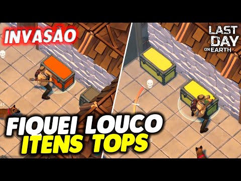 FIQUEI LOUCO ITENS TOPS NA INVASÃO - Last Day On Earth