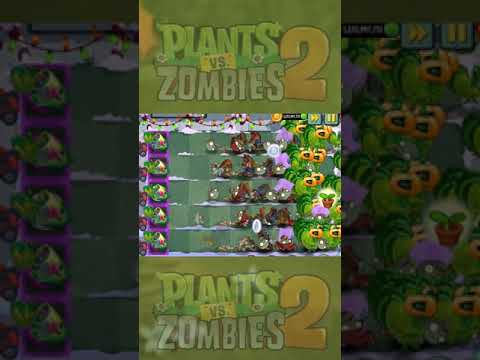 All Plant with 1 Plant Food vs Team Brickhead Zombie - PvZ 2 Gameplay